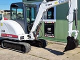 2002 Bobcat 334 mini excavator, side view