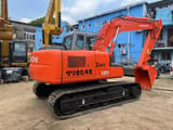 2020 Hitachi Zaxis 120 crawler excavator, rear three-quarter view