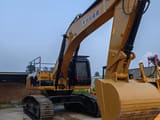 2020 Caterpillar 340D crawler excavator, front three-quarter view