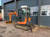 2016 Hitachi ZX38U-5A CLR mini excavator, front three-quarter view