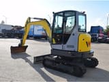2021 Wacker Neuson EZ36 mini excavator, rear three-quarter view