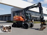 2016 Atlas 160W wheel excavator side view