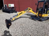 XCMG XE20E mini excavator, front three-quarter view