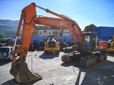 2008 Hitachi ZX350LCN-3 crawler excavator, side profile view