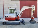 2018 Takeuchi TB260 mini excavator, side profile view