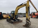 2017 Yanmar VIO80-1A mini excavator, side view