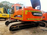 2023 Doosan DH225LC-7 crawler excavator rear three-quarter view