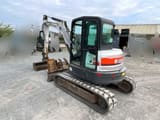 2017 Bobcat E50 crawler excavator, rear three-quarter view