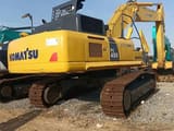2023 Komatsu PC450-8 crawler excavator, rear three-quarter view