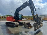 2020 Caterpillar 313F GC crawler excavator, side view