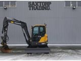 2014 Volvo ECR58D mini excavator, side view