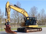 2018 Caterpillar 325F LCR crawler excavator, side view