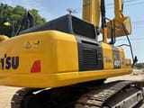 2020 Komatsu PC400-8 crawler excavator, rear three-quarter view