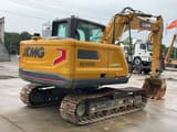 2024 XCMG XE105GA crawler excavator rear three-quarter view