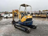 2004 Kubota U25-3EU mini excavator, rear three-quarter view