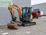 2021 CASE CX37C mini excavator, front three-quarter view
