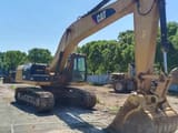 2016 Caterpillar 329D crawler excavator, side view