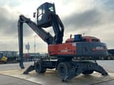 2019 Atlas 350MH material handler, rear three-quarter view