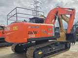 2022 Hitachi Zaxis 240 crawler excavator, rear three-quarter view