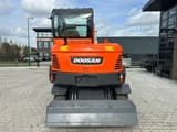 2018 Doosan DX60 wheel excavator, rear view