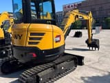 2026 Sany SY35U mini excavator rear three-quarter view
