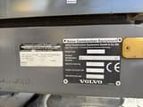 2009 Volvo EW140C wheel excavator identification plate