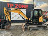 2016 Bobcat E50 mini excavator, side view