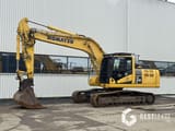 2018 Komatsu PC210LC-11 crawler excavator, side profile view