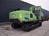 2025 XCMG XE215EV crawler excavator, rear three-quarter view