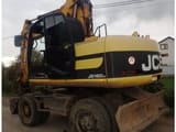 2011 JCB JS160W wheel excavator, rear three-quarter view