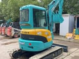 2023 Kubota U35 mini excavator, rear three-quarter view