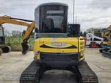 2021 Yanmar VIO55 mini excavator rear view