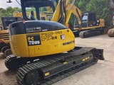 2023 Komatsu PC78US mini excavator, rear three-quarter view