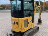 2021 Caterpillar 301.8-05A mini excavator, rear three-quarter view