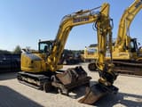 2021 Komatsu PC88MR-11EO mini excavator, side view