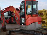 2004 Yanmar VIO 45 mini excavator, front three-quarter view