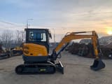 2025 Captok CK40 mini excavator, side view