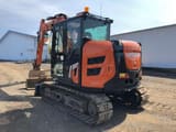 2023 Hitachi ZX95USBRP-7 crawler excavator, rear three-quarter view