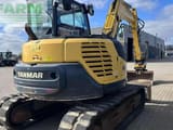 2018 Yanmar SV100 crawler excavator rear view