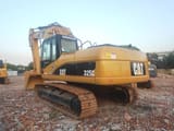 2021 Caterpillar 325C crawler excavator, rear three-quarter view
