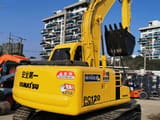 2023 Komatsu PC120 crawler excavator rear three-quarter view