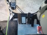 2020 Sennebogen 825 M E material handler cab interior foot pedals