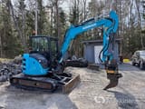 2019 Airman AX55U-6A crawler excavator, side view
