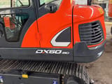 2020 Doosan DX60-9C mini excavator side profile view