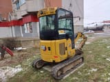 2021 Caterpillar 302-05CR crawler excavator, rear three-quarter view