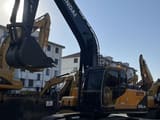 2023 Hyundai R220LC-9S crawler excavator, front three-quarter view