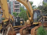 2011 Caterpillar 345BL crawler excavator, front three-quarter view