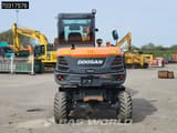 2019 Doosan DX57W-5 wheel excavator, front three-quarter view