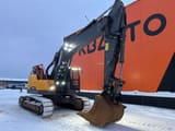 2019 Volvo ECR355EL crawler excavator, front three-quarter view