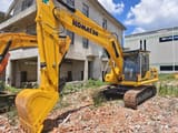 2023 Komatsu PC200-7 crawler excavator, side view